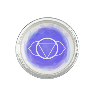 *~* AP33 INDIGO 3rd Eye CHAKRA Intention Ring