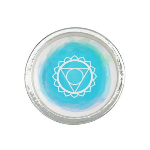  AP33 TURQUOISE Throat CHAKRA Intention Ring