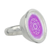 *~* AP33 VIOLET CROWN CHAKRA Intention Ring (Side)