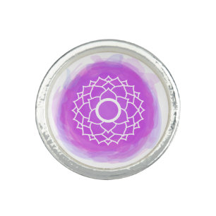 *~* AP33 VIOLET  CROWN CHAKRA Intention Ring