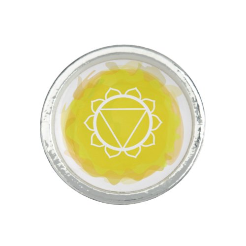 *~* AP33 Yellow Solar Plexus CHAKRA Intention Ring