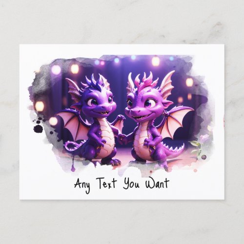  AP48 Magic PHOTO Invite Dragon Postcard