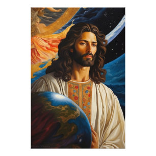 *~* AP50 Fantasy Universe Jesus Earth Photo Print