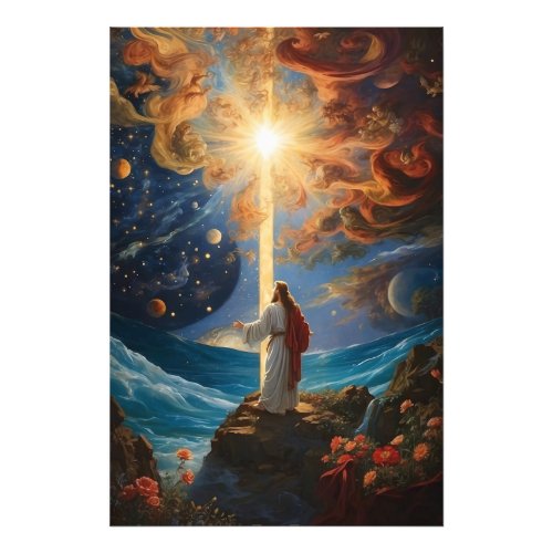  AP50 Fantasy Universe Ray of Light Jesus Photo Print