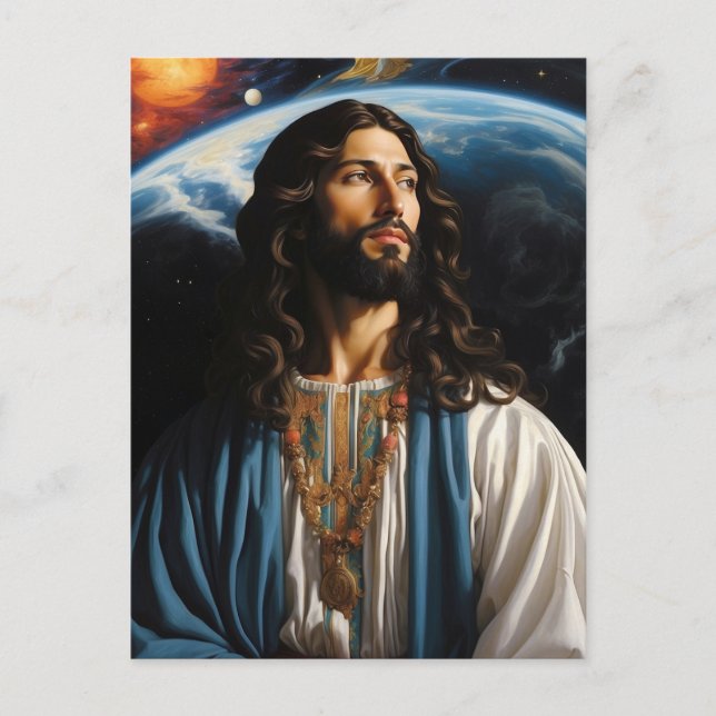 *~* AP50 Fantasy Universe with Planet Earth Postcard (Front)