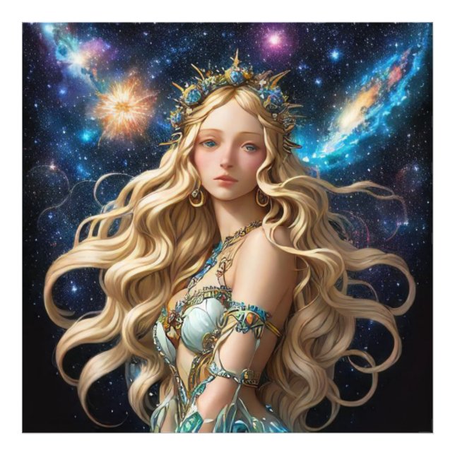 *~* AP58 Cosmic Women Fantasy CELESTIAL Photo Print (Front)