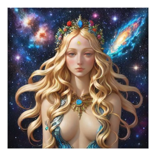  AP58 Cosmic Women Fantasy Jewels Galaxy Photo Print