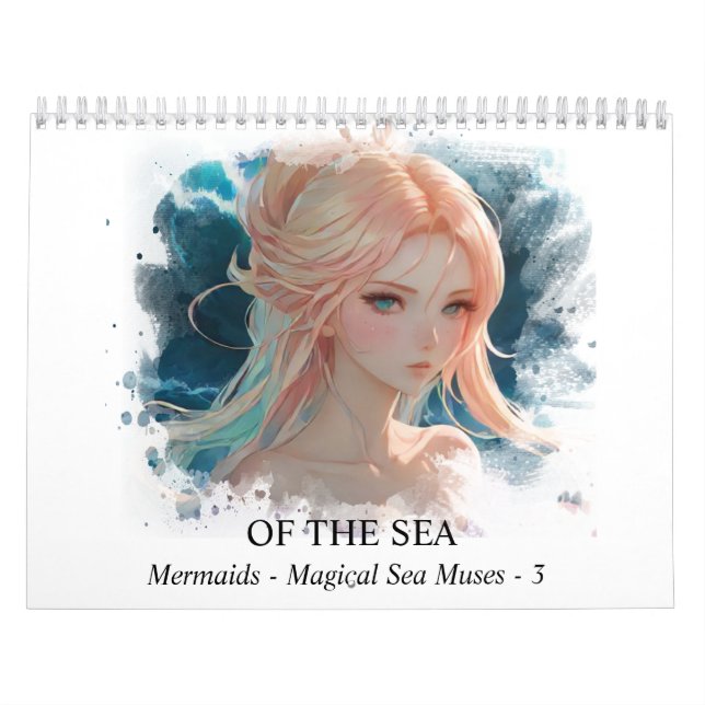 *~* AP60 Magical Mermaids Muses Sea  3 Calendar (Cover)