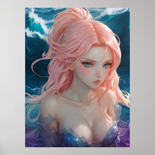 *~* AP60  Water Goddess Fantasy Sea Mermaid 26 Poster
