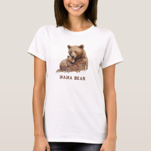 *~* AP72 MAMA BEAR Love Cub Mother's Day Gift T-Shirt