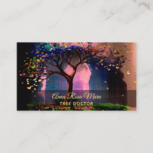 AP82 Ethereal  QR TREE Fantasy Business Card