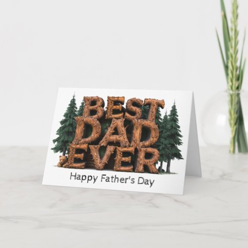 *~* AP86 Photo Best DaD Ever  Father&#39;s Day Card 
