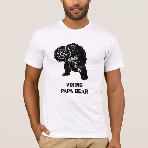 *~* AP86 Viking Celtic Thor BEAR  Father&#39;s Day T-Shirt