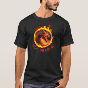*~* AP88 Hot Dragon Circle Fire Dragon T-Shirt