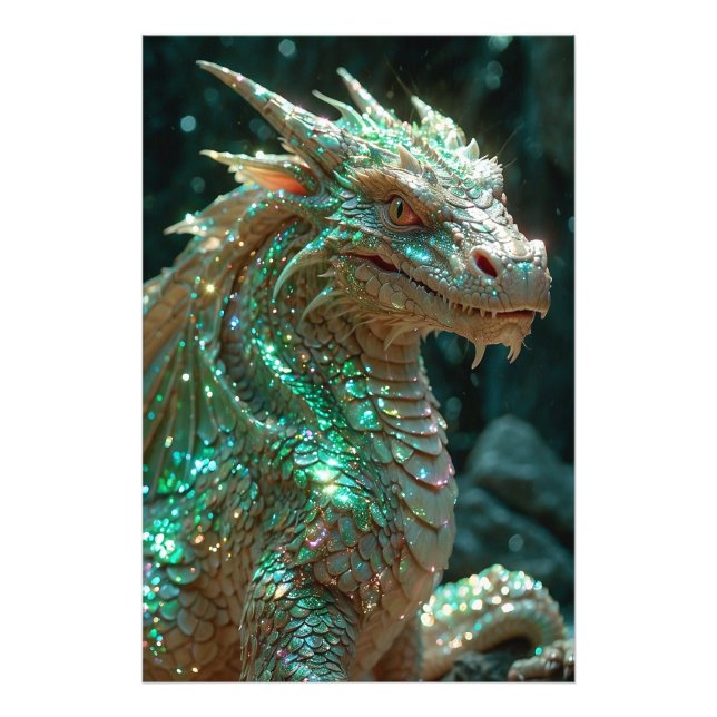 *~* AP88  MAJESTIC Fantasy Dragon Wall Art  2 (Front)