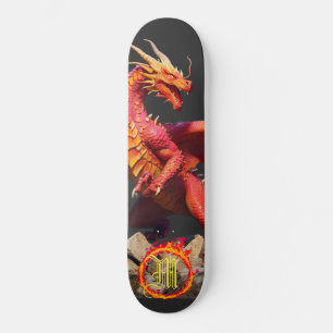 *~* AP88 Ring of Fire Elemental Dragon Fierce Skateboard