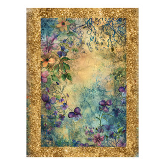 *~ AP95 Whimsical Floral Art Nature FOREST Photo Print