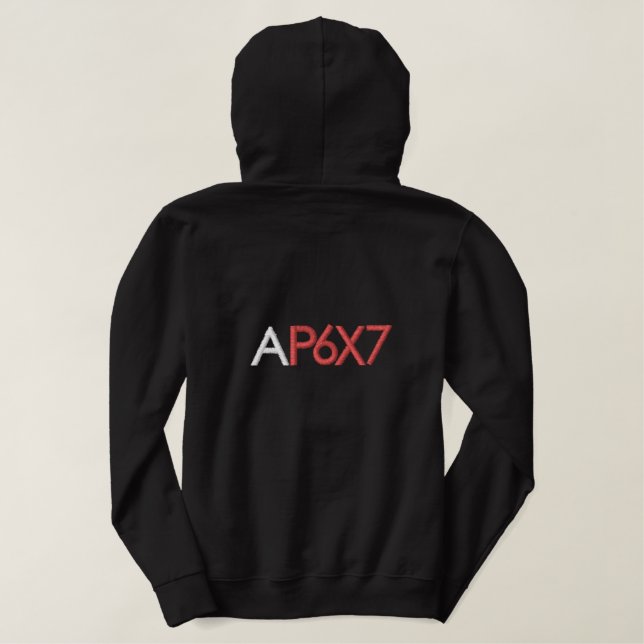 AP 6X7 EMBROIDERED HOODIE (Design Back)