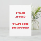 AP Euro History Teacher Superpower (Standing Front)