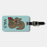 Ap- Funny Squirrel Luggage Tags at Zazzle
