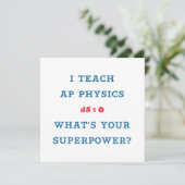 AP Physics Teacher Superpower Graphic (Standing Front)