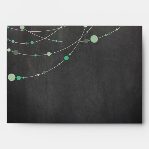 AP Stylish Strands chalkboard Back Flap Address Envelope