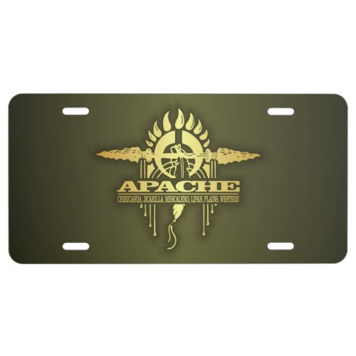 Apache 2o license plate