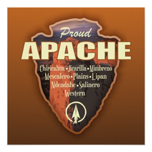 Apache arrowhead poster