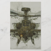 Apache Attack Helicopter (Front)