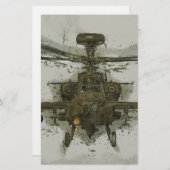 Apache Attack Helicopter (Front/Back)