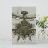 Apache Attack Helicopter (Standing Front)