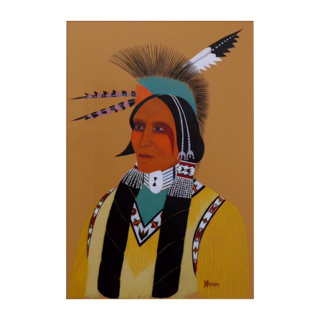 Apache Ben Acrylic Print (Front)
