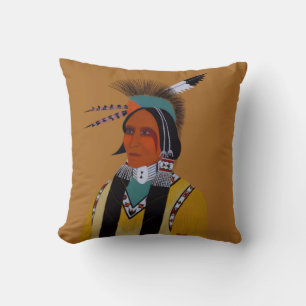 Apache Ben Throw Pillow