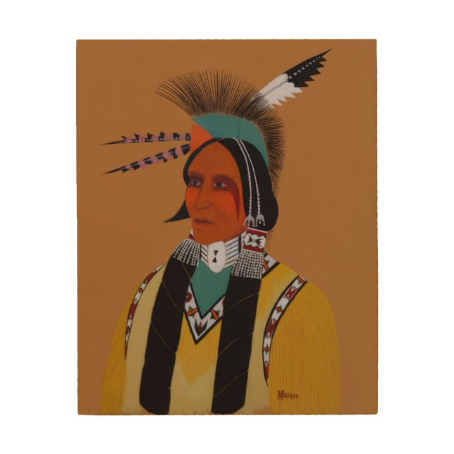 Apache Ben Wood Wall Art (Front)