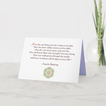 Apache Blessing Greeting Card by pixiestick at Zazzle