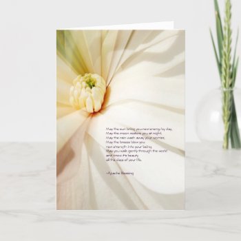 Apache Blessing Magnolia Greeting Card by pixiestick at Zazzle