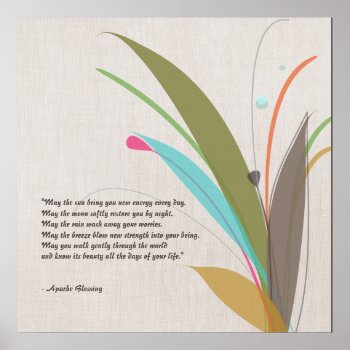 Apache Blessing Poster by pixiestick at Zazzle