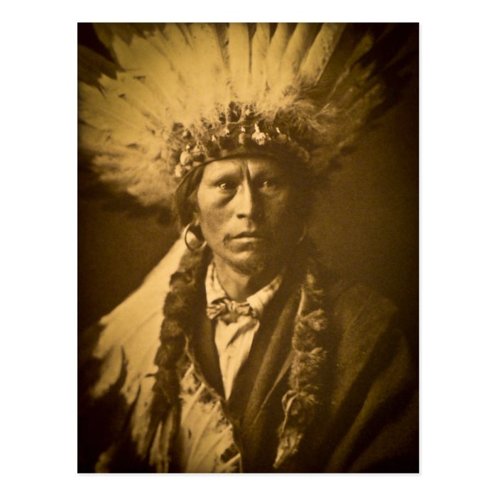 Apache Chief Garfield Indian Vintage Postcards