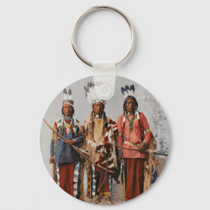 Apache Chiefs Garfield Ouche Te Foya 1899 Keychain