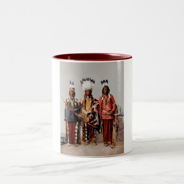 Apache chiefs Two-Tone coffee mug (Center)
