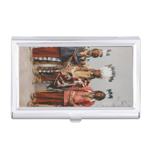 Apache Chiefs Vintage Native Americans Case For Business Cards