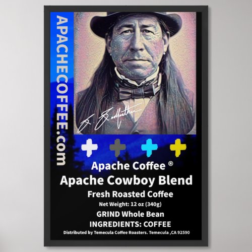 Apache Coffee Collectable Poster 03