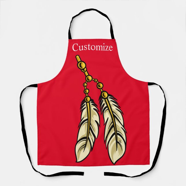 Apache Feathers Thunder_Cove  Apron (Front)
