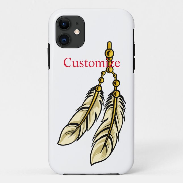 Apache Feathers Thunder_Cove Case-Mate iPhone Case (Back)