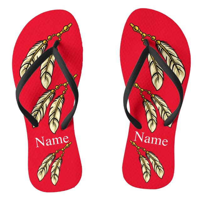 Apache Feathers Thunder_Cove Flip Flops (Footbed)