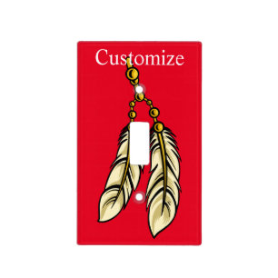 Apache Feathers Thunder_Cove Light Switch Cover
