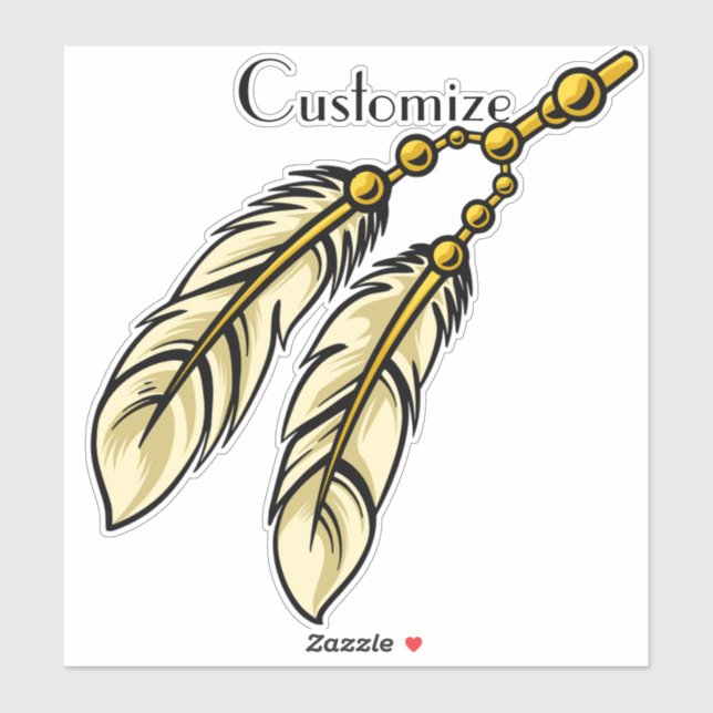 Apache Feathers Thunder_Cove  Sticker (Sheet)