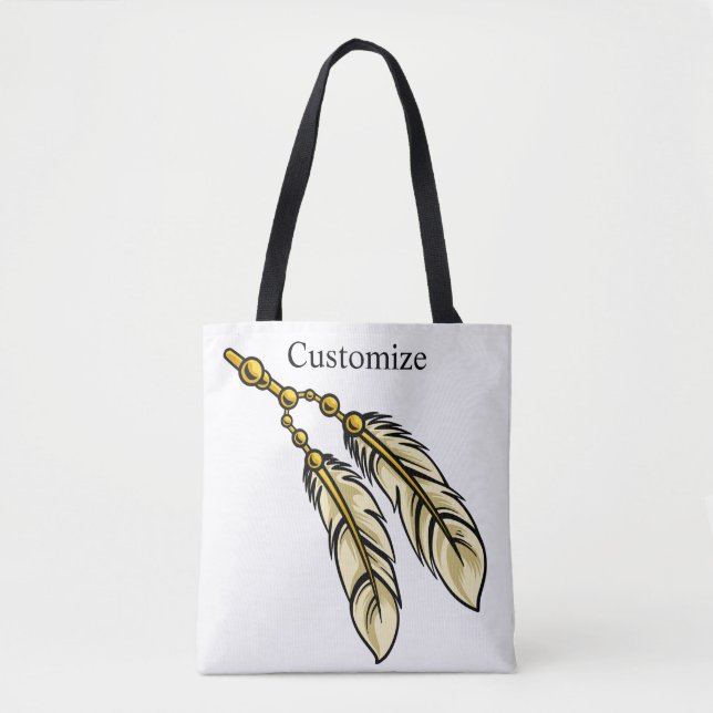 Apache Feathers Thunder_Cove Tote Bag (Front)
