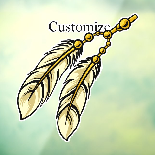 Apache Feathers Thunder_Cove  Window Cling (Sheet 3)