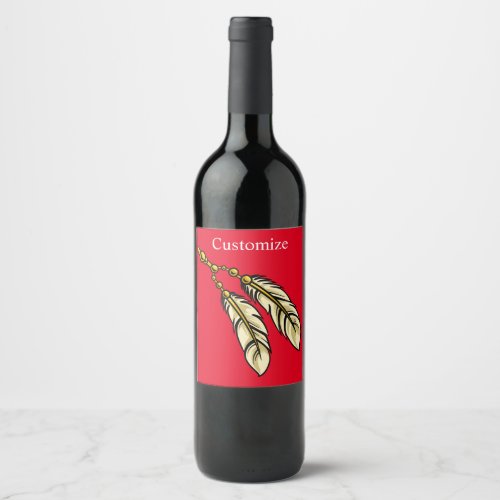 Apache Feathers Thunder_Cove Wine Label